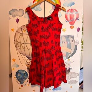 Nooworks sweet pleats San Francisco painted ladies print medium like new